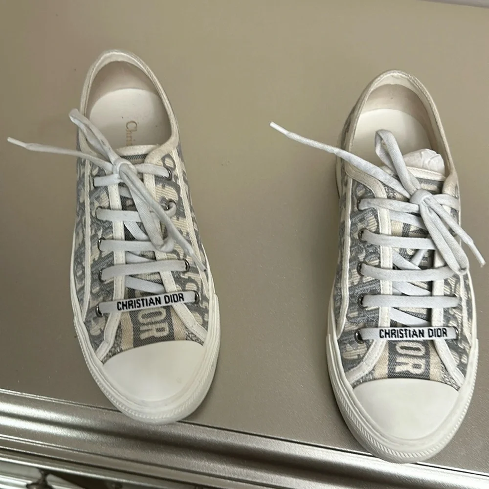 Dior | Shoes | Walkndior Sneakerstone Gray Dior Oblique